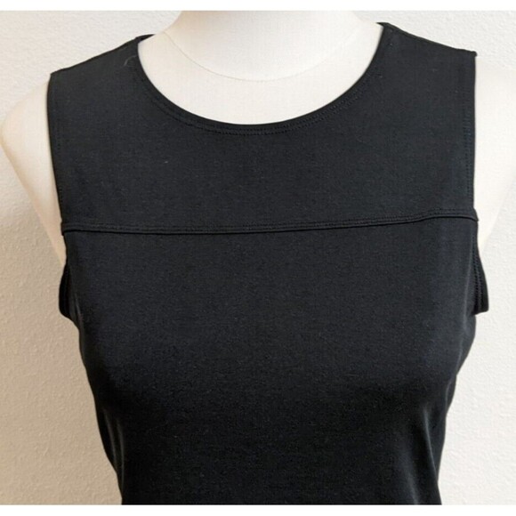 Women's Black PATAGONIA Poly/Spandex Sleeveless Round Neck Active Top M - Picture 2 of 6